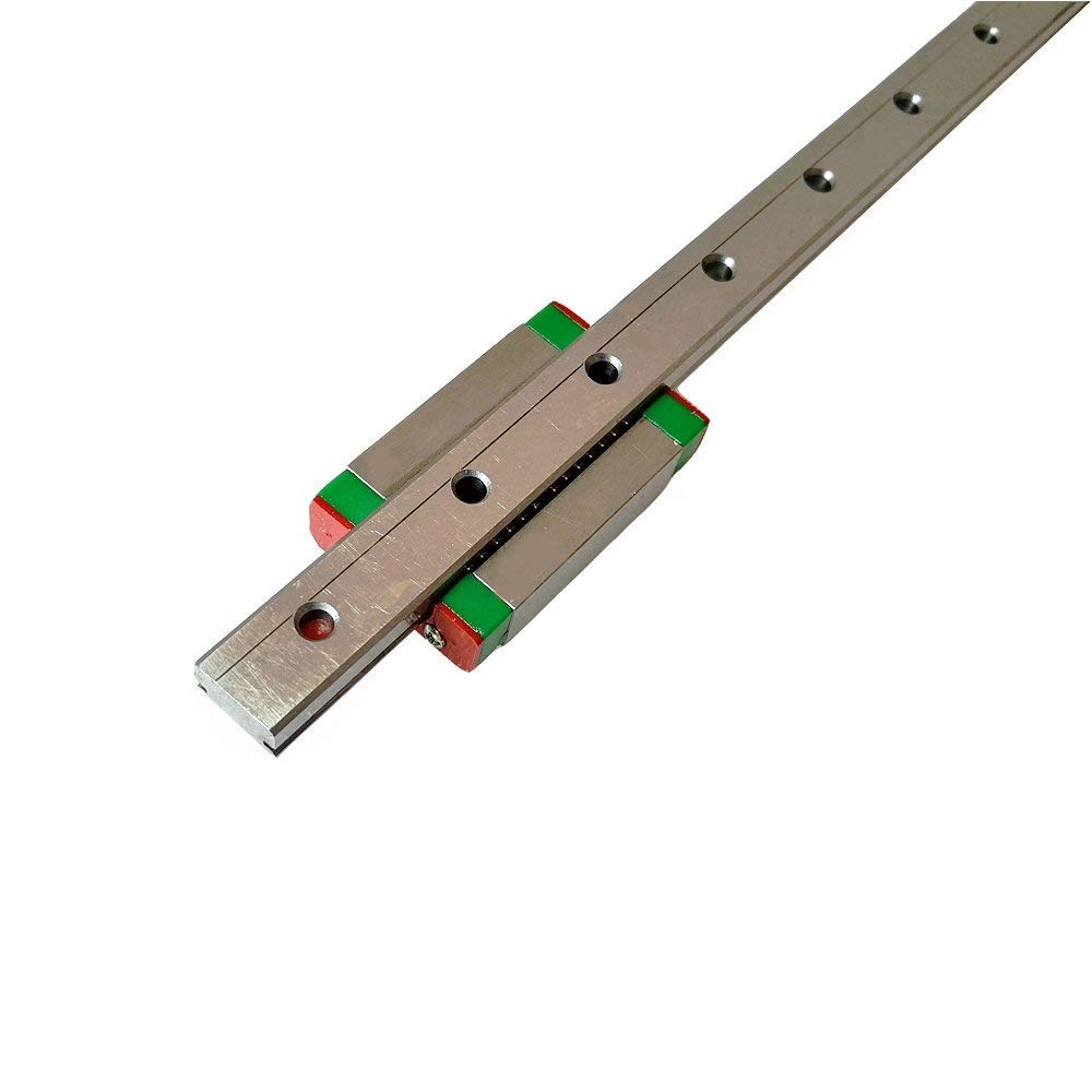 IVERTECH MGN12 300mm Linear Rail Guide with MGN12H Stainless Steel Carriage Block - High Precision Upgrade for Ender 3, CoreXY, Tronxy, Delta Kossel 3D Printers & CNC Machines | Perfect for 3D Printing, Laser Cutting, and Industrial Automation Applications