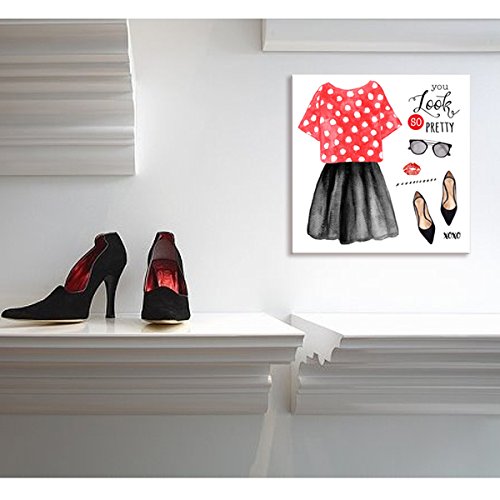 Fashion Canvas Wall Art - Shoes & Closet Decor for Paris Style Lovers | Ready to Hang