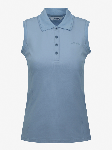 Le Mieux Sleeveless Polo Shirt for Men - Breathable Moisture-Wicking Golf & Tennis Top - Summer Athletic Performance Wear