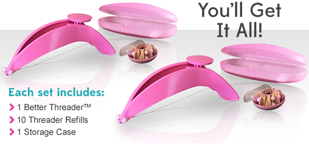 Better Threader - Premium Eyebrow Threading Tool for Perfect Shaping | At-Home & Salon Use | Painless Hair Removal for Smooth Skin