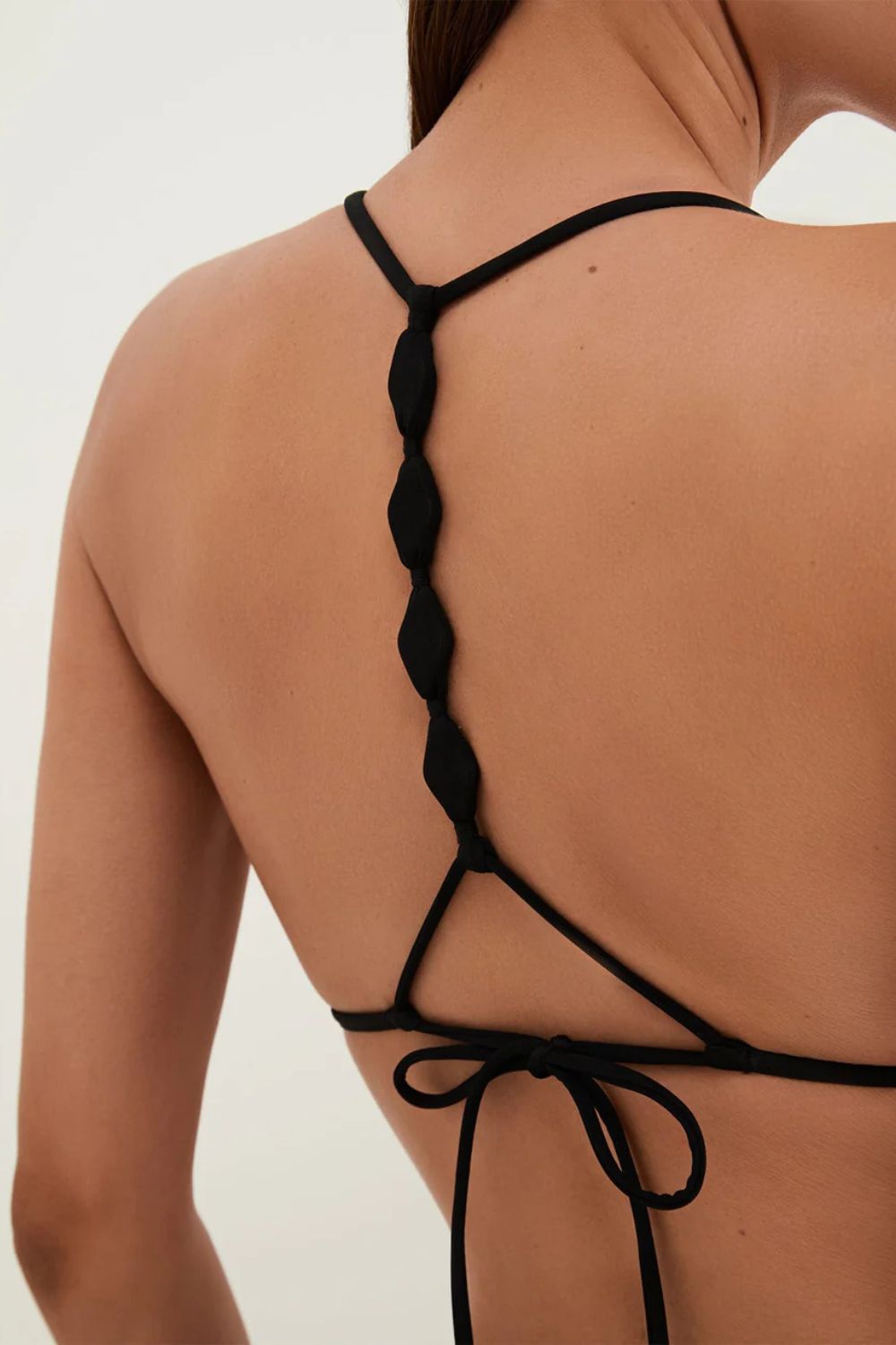 Kori T Back Tri Top & Kori Side Bottom Full in Black - Sexy Women's Bikini Set for Beach, Pool & Summer Vacation