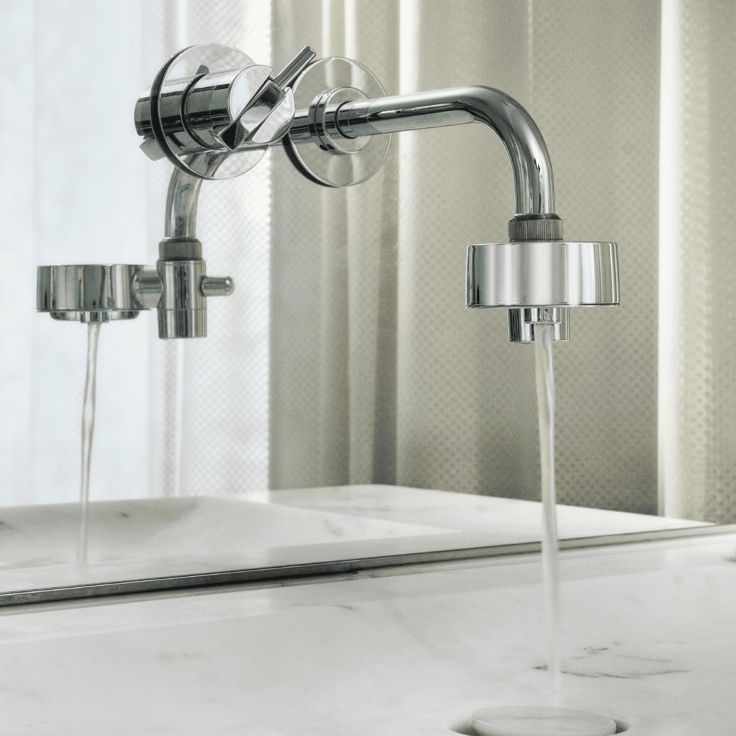 Tappwater EcoPro Compact - Il più piccolo filtro per acqua di rubinetto con nanotecnologia a 5 stadi, rimuove oltre 100 sostanze, design in cromo - Ideale per casa, ufficio e viaggi