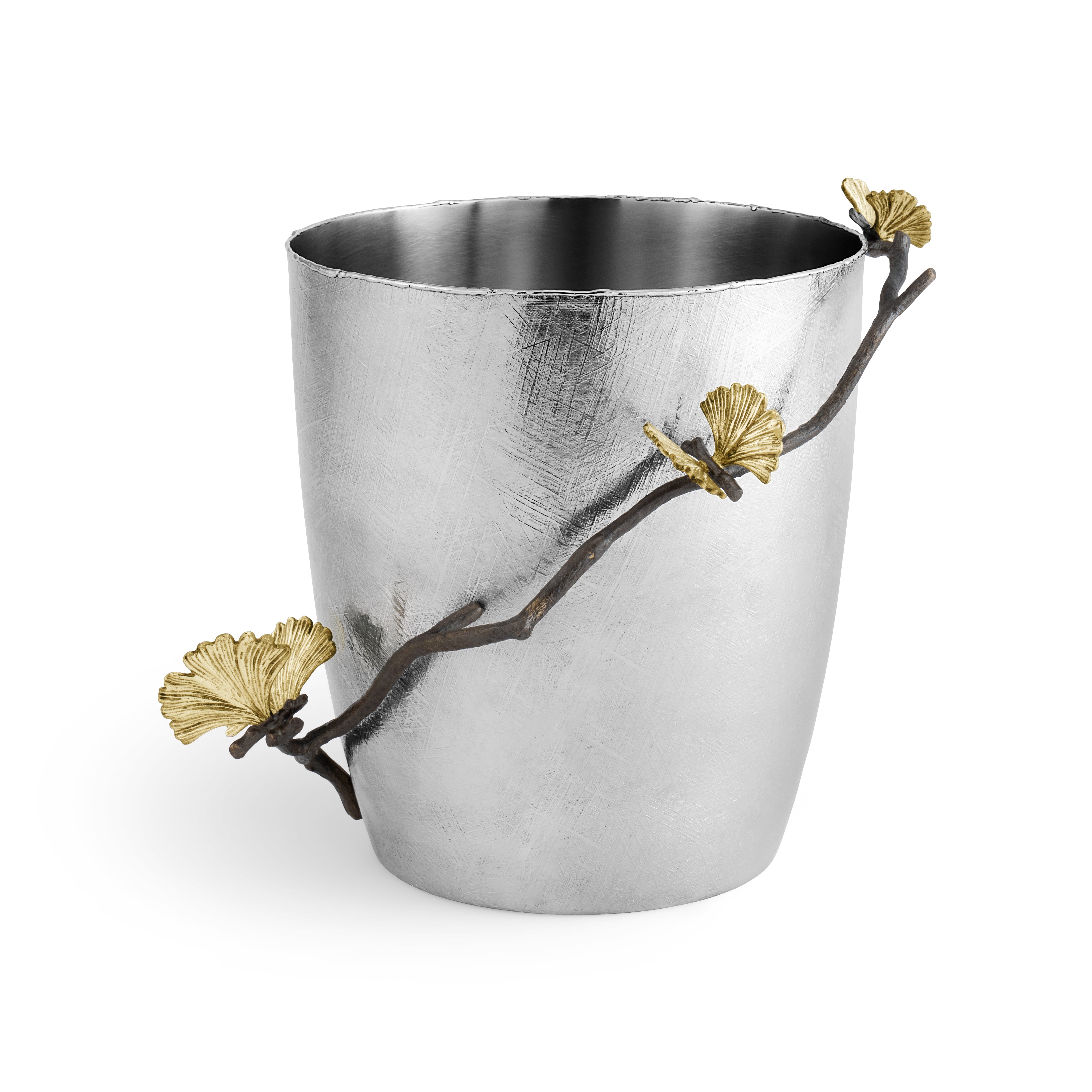 Butterfly Ginkgo Bucket - Stylish Decorative Storage Basket for Home Organization | Perfect for Living Room, Bathroom & Nursery Decor