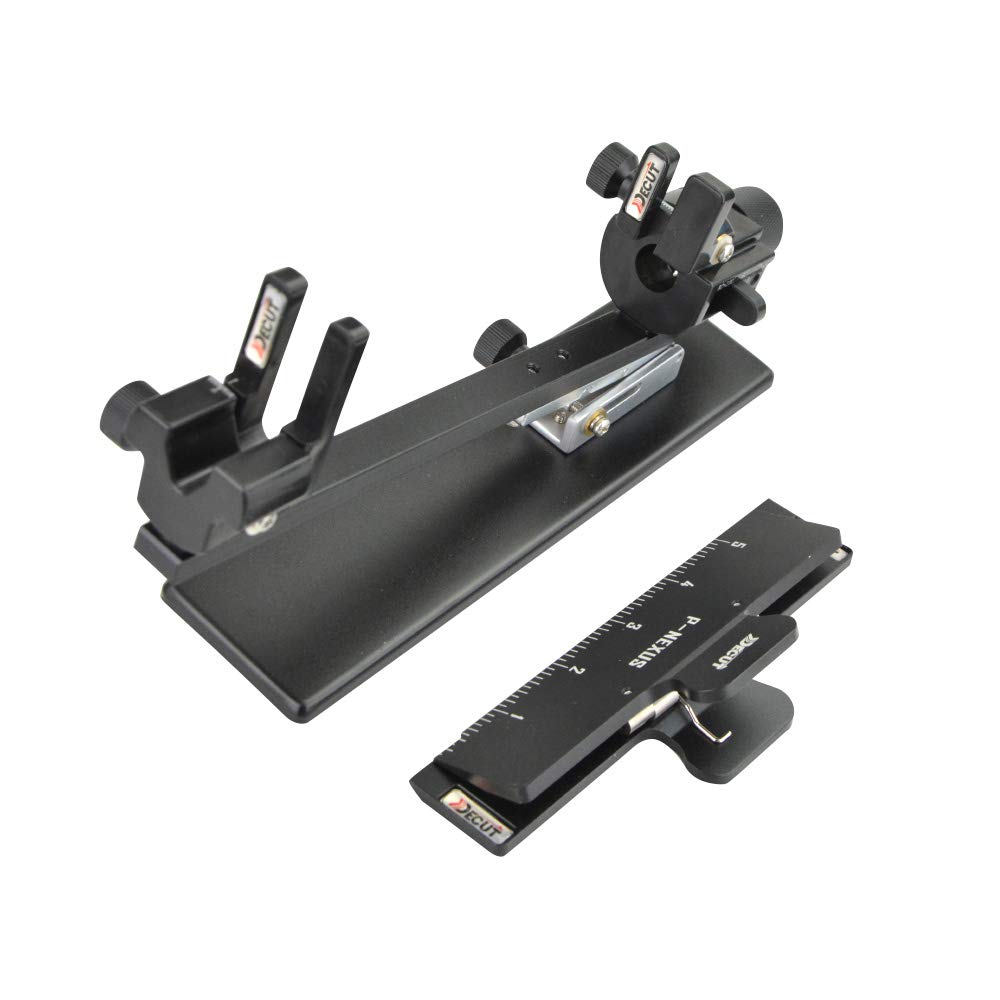 Adjustable Archery Arrow Fletching Jig Tool - Precision Feather & Stick Fletching for Hunting Arrows (Black) | DIY Arrow Making & Bowhunting Accessories | Perfect for Target Practice & Outdoor Adventures