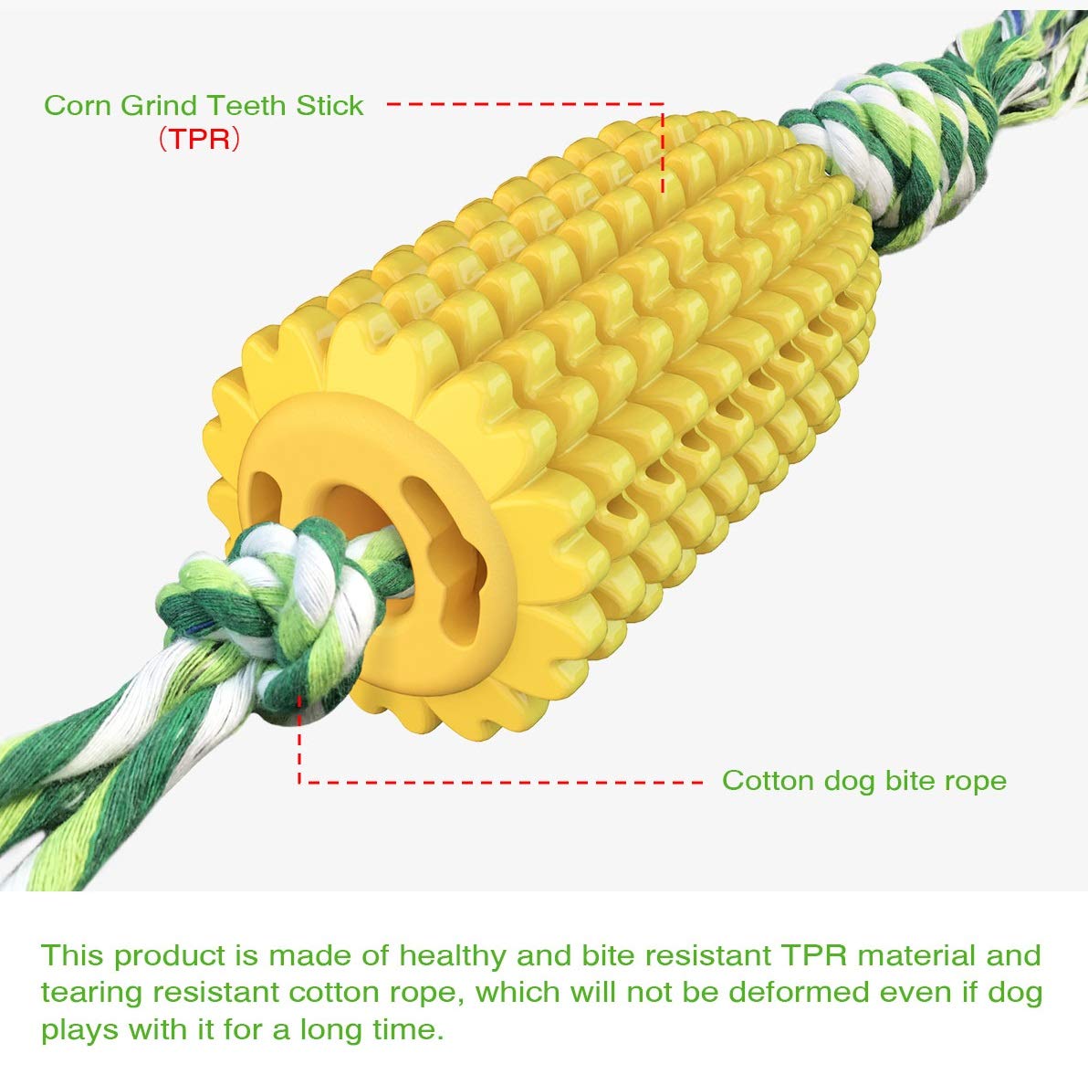 Durable Dog Chew Toys for Aggressive Chewers - Puppy Teething & Dental Cleaning Rope Toys for Small, Medium & Large Breed Dogs - Perfect for Playtime, Training & Oral Health Care