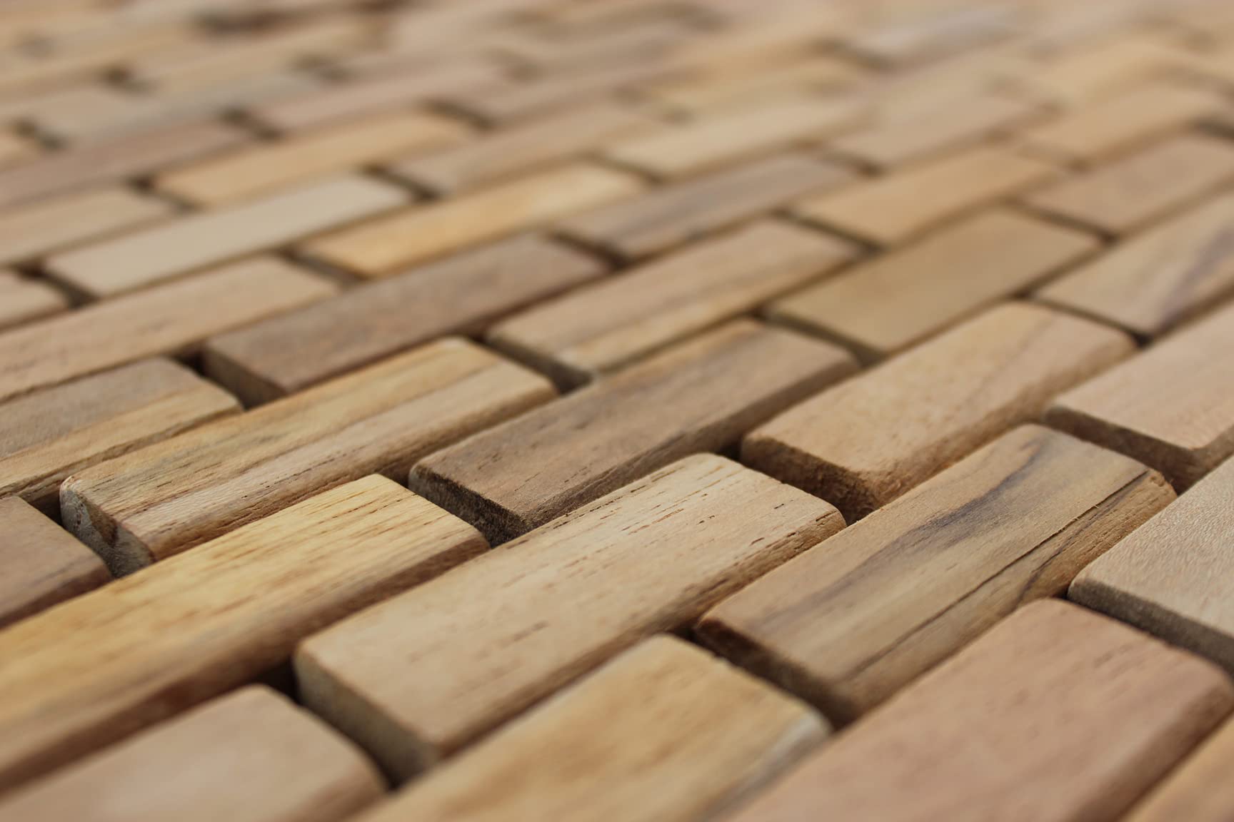 Premium Teak Wood Bath & Shower Mat - Natural Water-Resistant Indoor/Outdoor Bathroom Floor Mat for Spa, Poolside & Patio Use