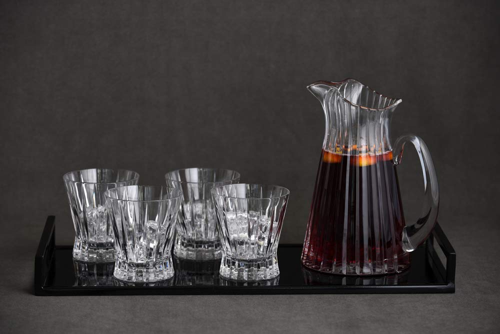 IMPULSE! Park Avenue Rocks Glasses - Set of 6 Highball Whiskey Glasses for Cocktails, Bourbon, Scotch - Perfect for Home Bar, Parties & Gifts
