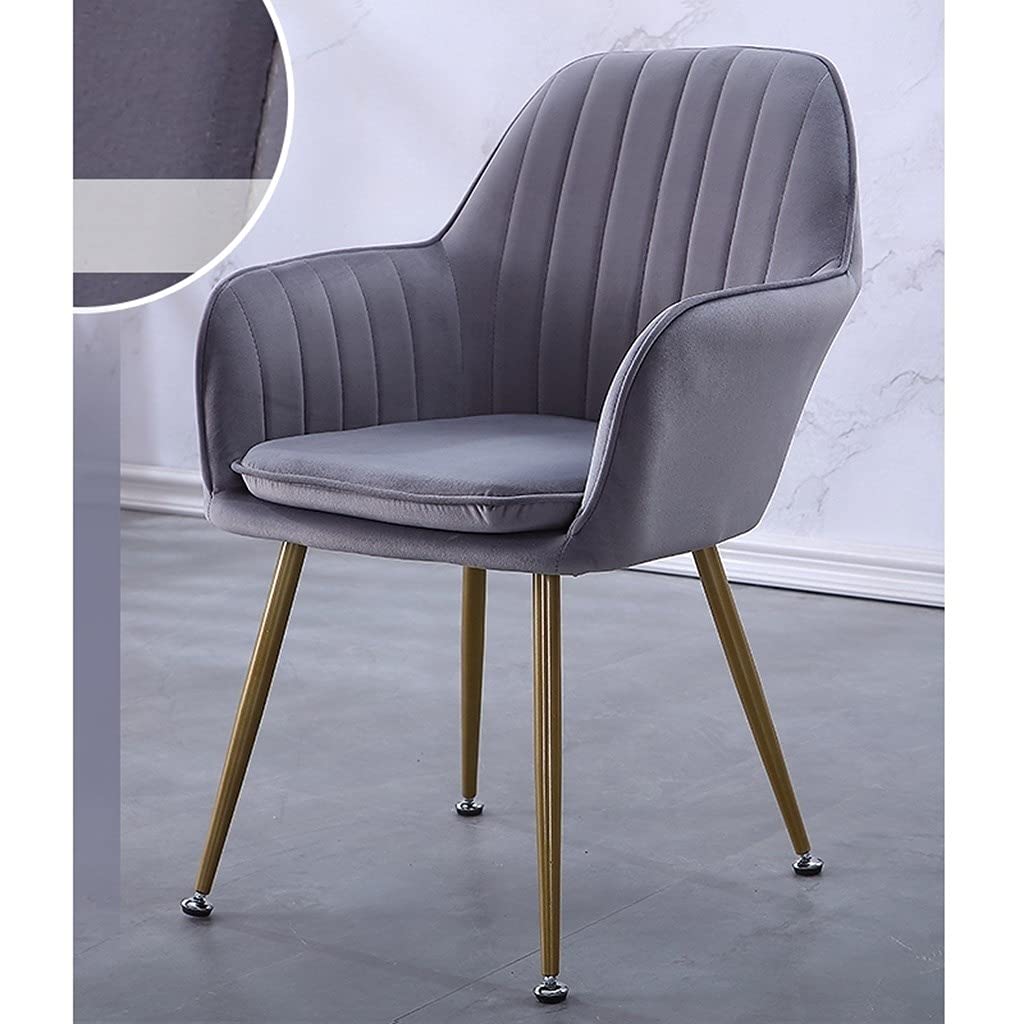 Luxury Velvet Dining Chairs Set of 1 - Dark Pink Upholstered Kitchen Counter Chairs with Backrest & Padded Seat for Living Room, Lounge, Reception Area - Modern Home Decor & Comfortable Seating Solution