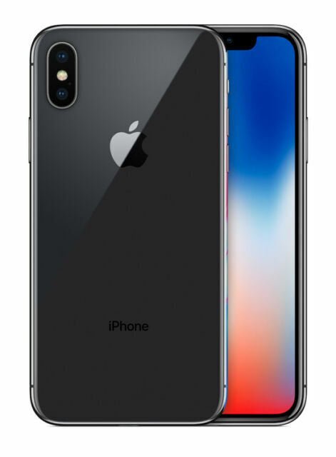 Unlocked Apple iPhone X A1901 64GB Space Gray CDMA Smartphone - Refurbished Grade B | Perfect for Business, Travel & Daily Use