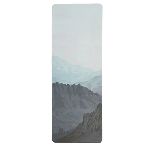 Premium Foldable Travel Yoga Mat - Non-Slip Natural Rubber Suede Exercise Mat for Yoga, Pilates & Gym - Perfect for Home Workouts, Outdoor Activities & Travel