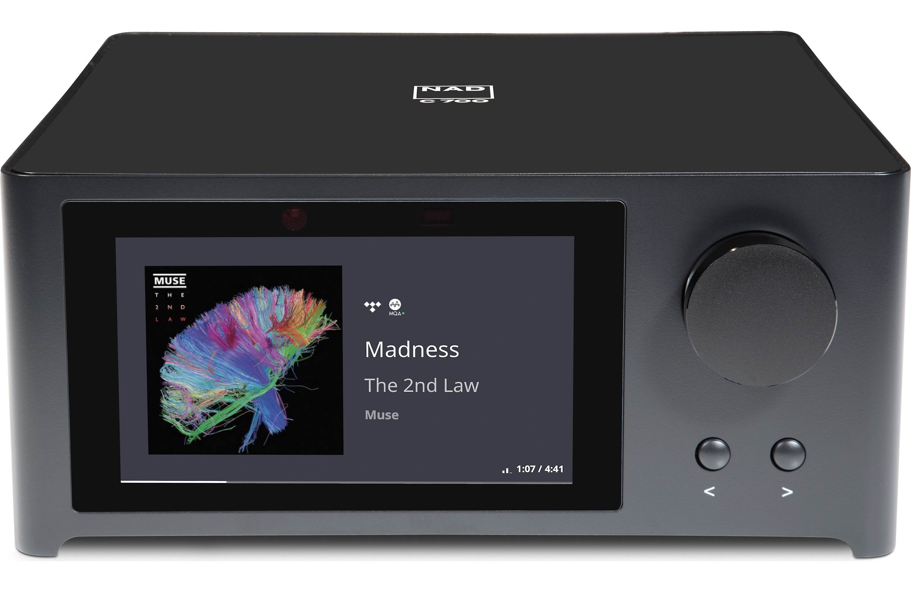NAD Electronics C700 BluOS Streaming Amplifier - High-Fidelity Audio for Home Theater & Music Streaming | Perfect for Audiophiles & Smart Home Systems