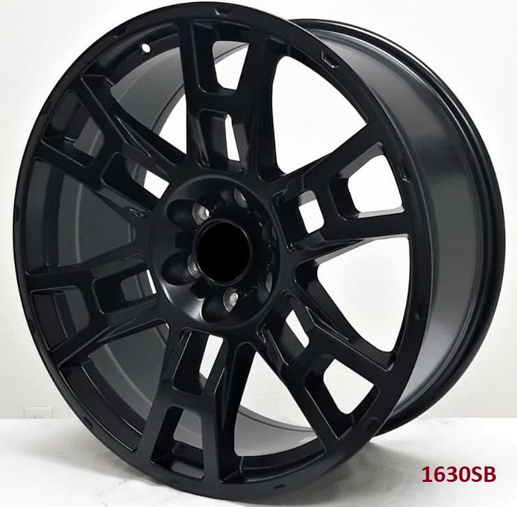 17-Inch Alloy Wheels for Toyota Tundra 2WD/4WD 2000-2006 (6x139.7 Bolt Pattern) +5mm Offset - Perfect for Off-Roading & Custom Truck Upgrades