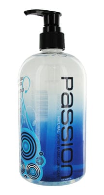Passion Natural Water-Based Personal Lubricant - 16 oz Bottle for Longer Lasting, Smoother Intimacy | Ideal for Couples, Sensitive Skin & Enhanced Comfort