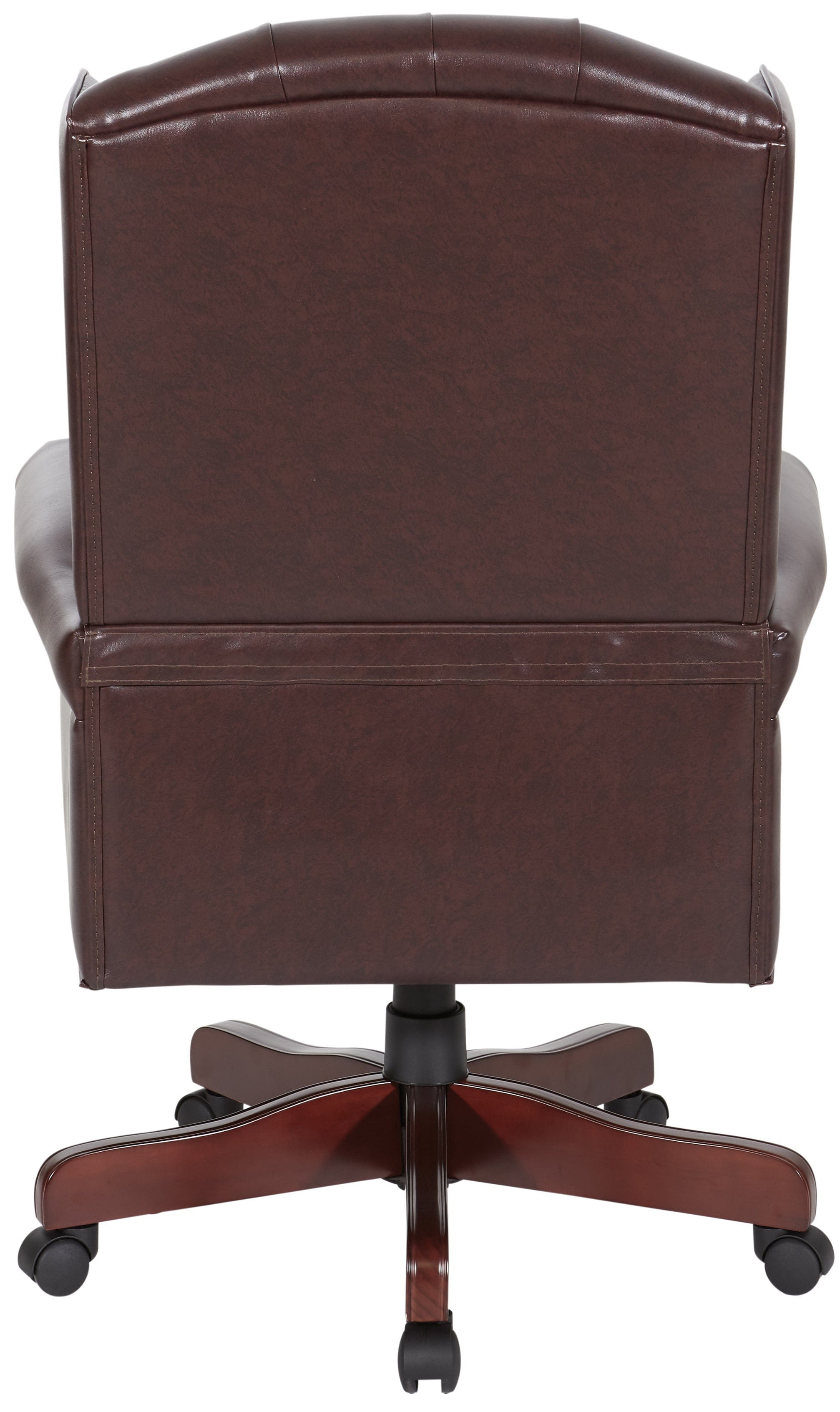 Work Smart Traditional Wingback Judges Chair [TEX220] - Premium Office Chair for Home & Courtroom Use