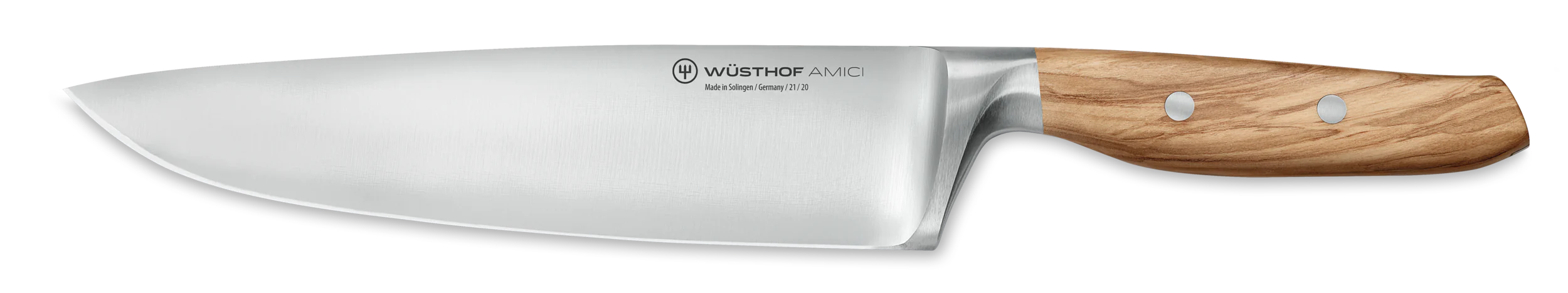 Wusthof 6-Piece Amici Knife Block Set with Wood Stand - High Carbon Stainless Steel Kitchen Knives for Professional Chefs & Home Cooking - Perfect for Slicing, Dicing & Food Prep (Model 1091370501)
