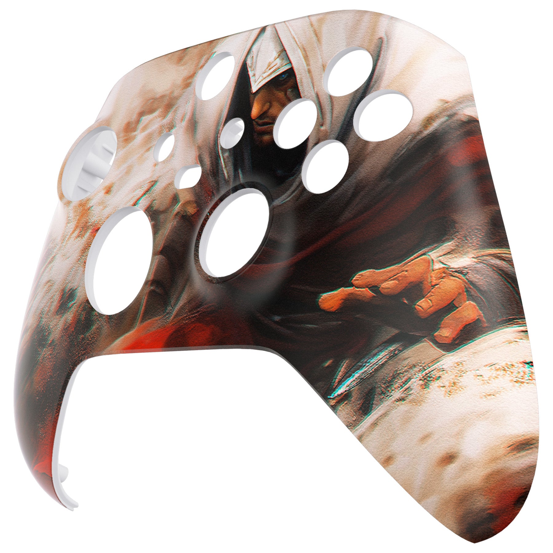 eXtremeRate Replacement Faceplate Front Housing Shell for Xbox Series X & S Controller - Assassin Design | Custom Gaming Accessories for Enhanced Gameplay Experience
