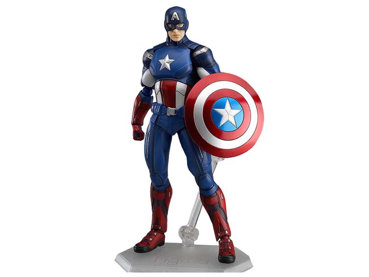 Figma #226 Captain America The Avengers Action Figure - Collectible Marvel Superhero Toy for Display & Play | Perfect for Fans, Collectors & Gift Giving