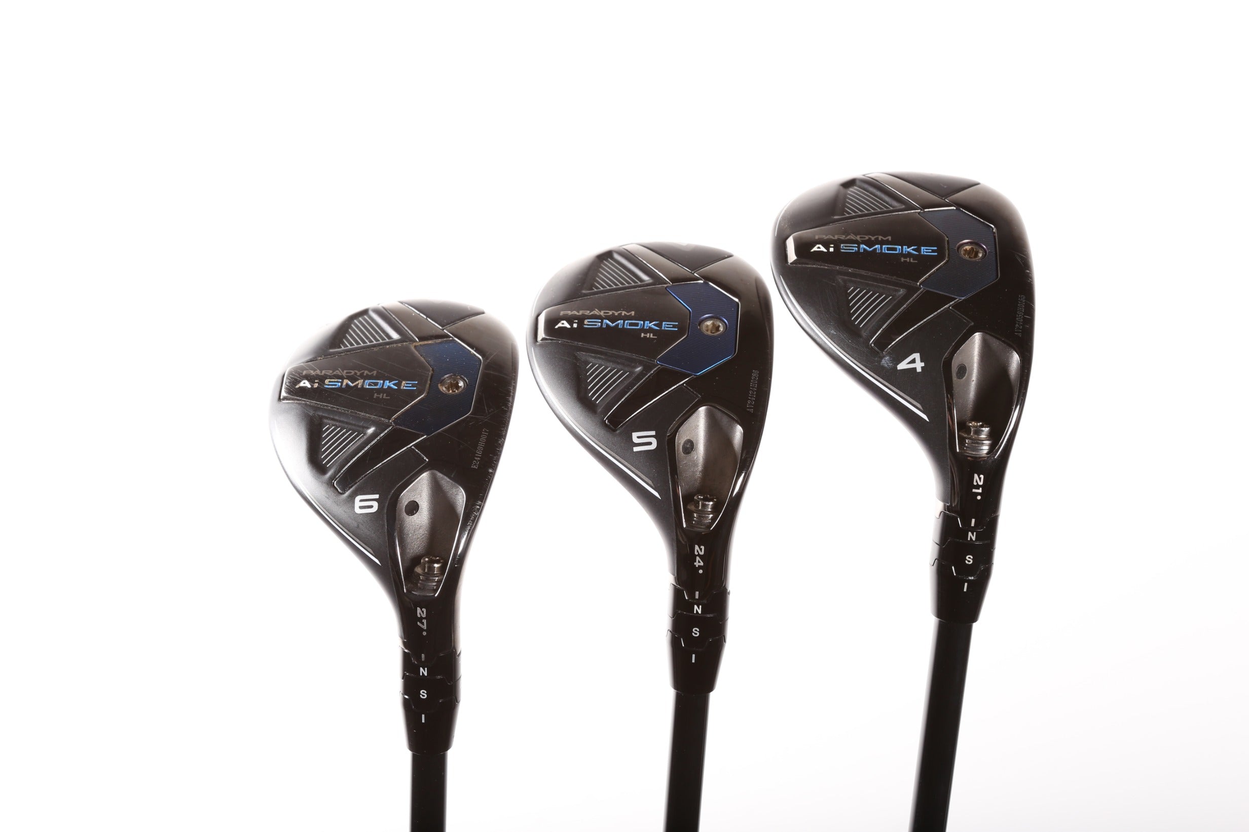 Callaway Paradym Ai Smoke HL Hybrid Golf Club Set - Right Handed 4H, 5H, 6H Senior Flex - Perfect for Senior Golfers & High Launch Shots on the Course