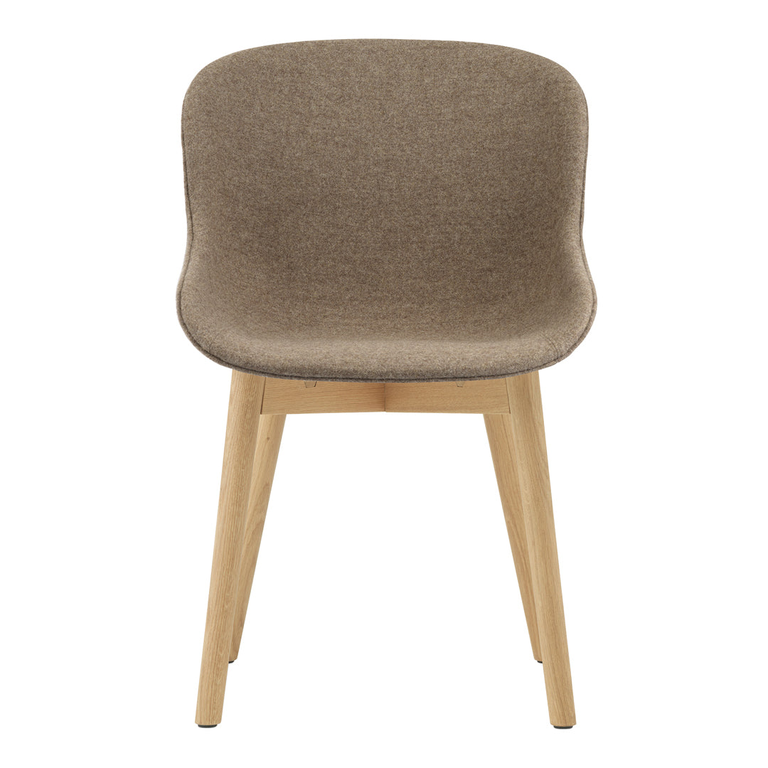 Hyg Side Chair with Wood Base - Fully Upholstered Modern Dining Chair for Kitchen, Living Room & Office | Comfortable Seating Solution for Home & Workspace