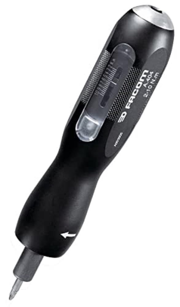 Facom A.404 Precision Torque Screwdriver with Vernier Scale Adjustment (2-10Nm) - Professional Tool for Electronics, Automotive & DIY Projects