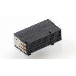 5120790-1 100-Position 10-Row Dual Beam Z-Pack HS3 Receptacle Assembly - High-Speed Connector for Industrial Automation & Data Center Equipment