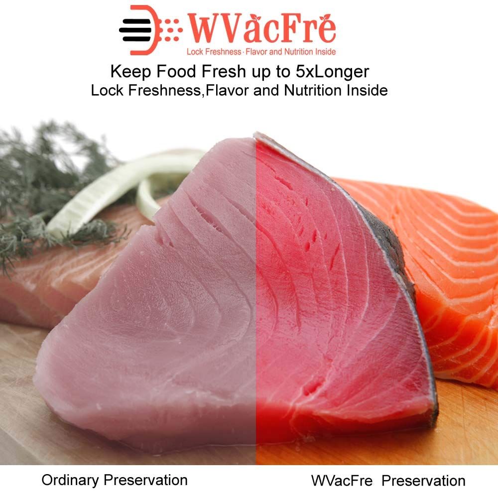 100 Gallon 11x16 Inch Heavy Duty Vacuum Sealer Freezer Bags - BPA Free, Commercial Grade for Food Storage & Sous Vide Cooking | Perfect for Meal Prep, Freezing Meat, and Long-Term Food Preservation