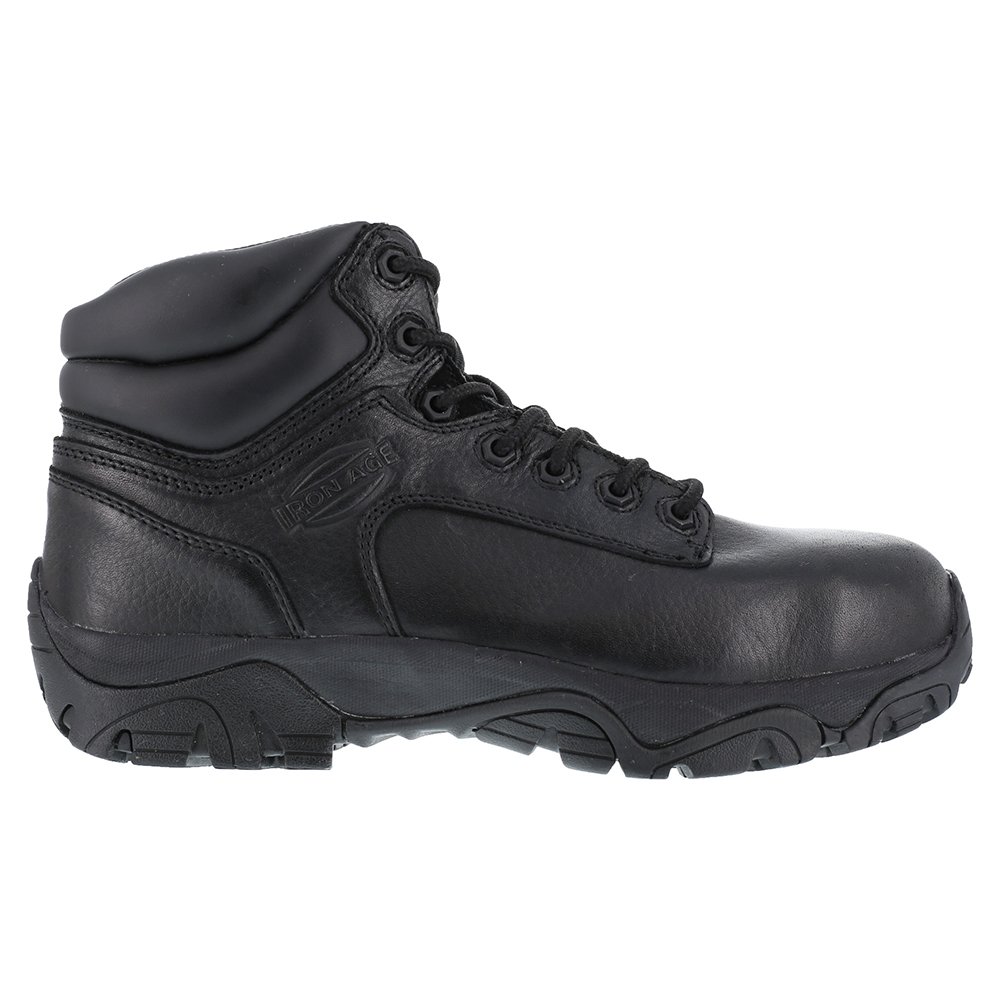Iron Age Women's IA507 Trencher Work & Safety Boots - Steel Toe, Slip Resistant, Electrical Hazard Protection for Construction, Warehouse & Outdoor Work