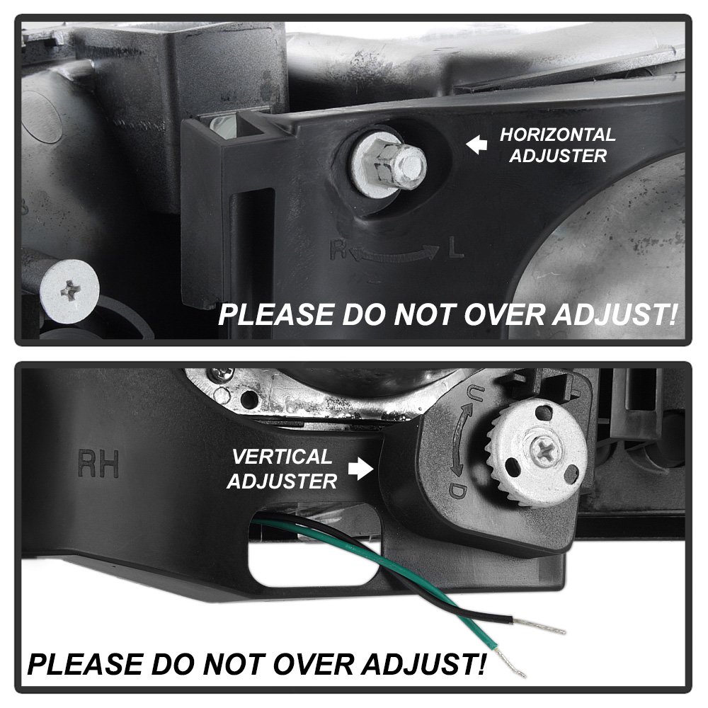 ACANII LED Projector Headlights for 1999-2006 GMC Sierra Yukon Denali - Bright White Light Tube Headlamps Pair (Driver & Passenger Side) - Perfect for Night Driving & Off-Road Adventures