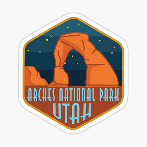 Moab Utah Sticker - Premium Vinyl Decal for Cars, Trucks, Laptops, Walls & Windows - Durable Outdoor & Indoor Decorative Sticker for Travel Enthusiasts & Adventure Lovers