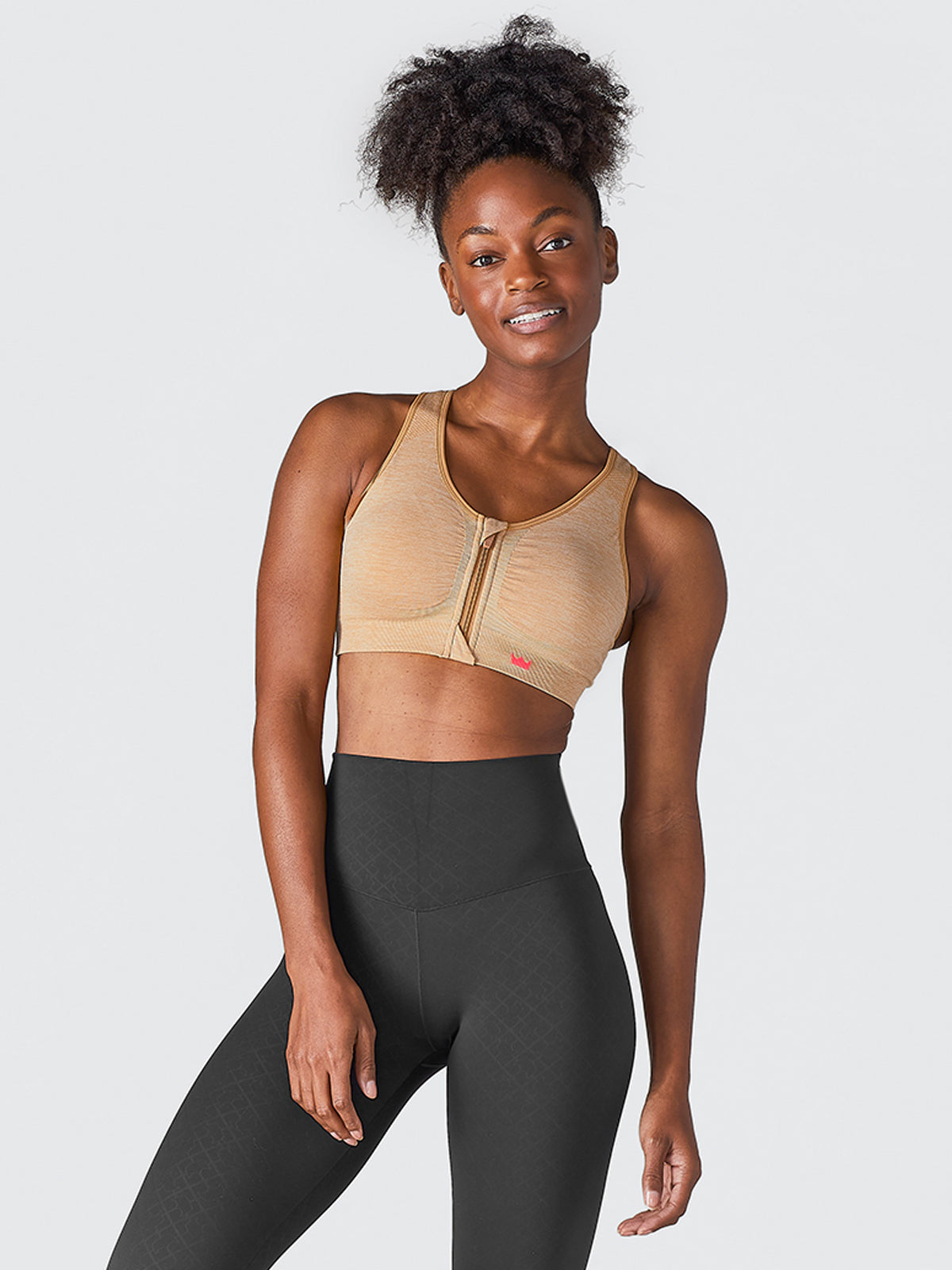 Comfortable Lounge Bra in Honey Wheat - Soft Wireless Bralette for Women, Perfect for Relaxing at Home, Yoga, and Sleeping