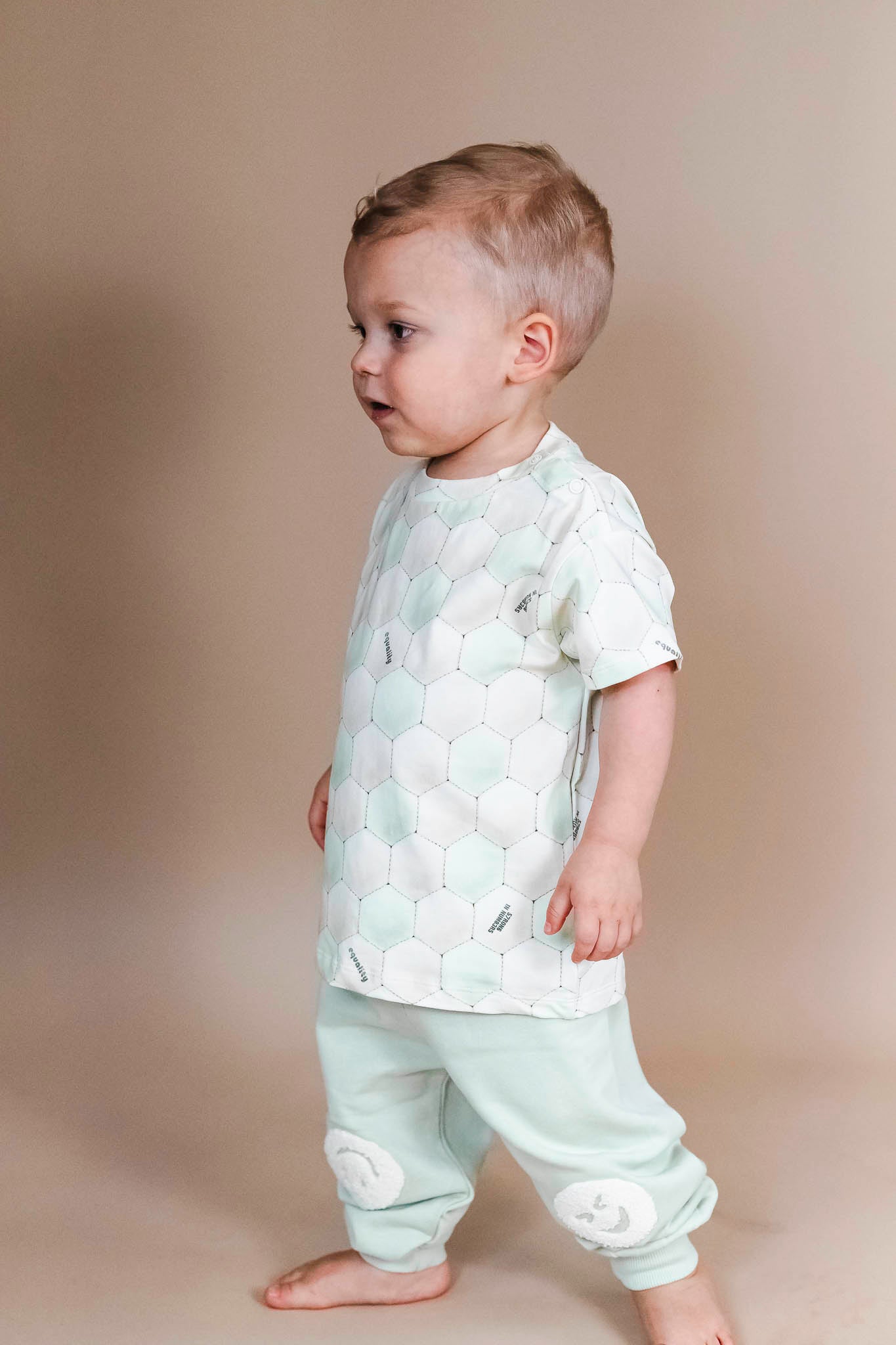 Enzo Football Misty T-Shirt for Toddler Boys - Soft Cotton Tee for Playtime, Sports & Casual Wear