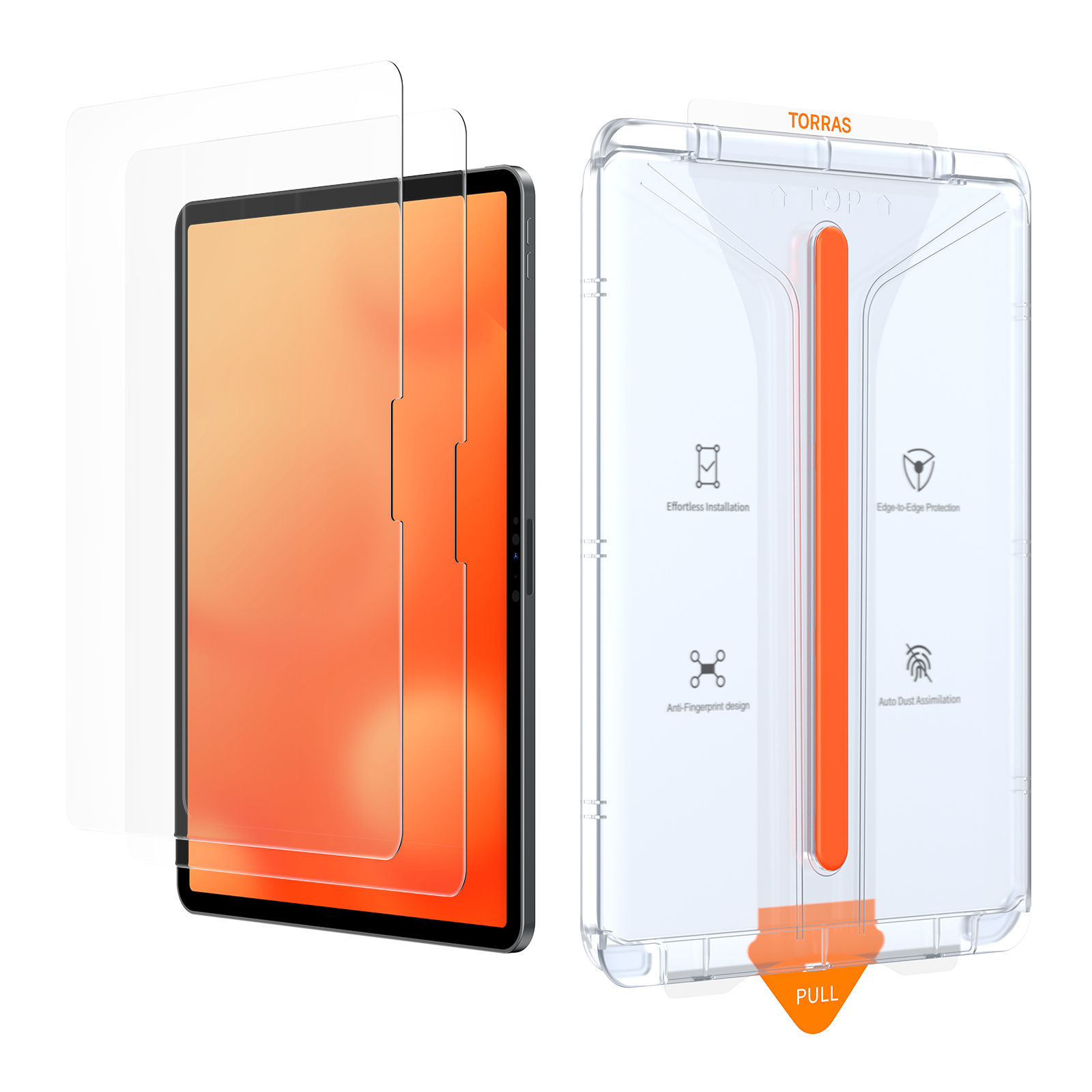 Tempered Glass Screen Protector for iPad Air 13 inch (2024/2022) - HD Clear, Anti-Scratch, Bubble-Free - Perfect for Work, Study & Entertainment