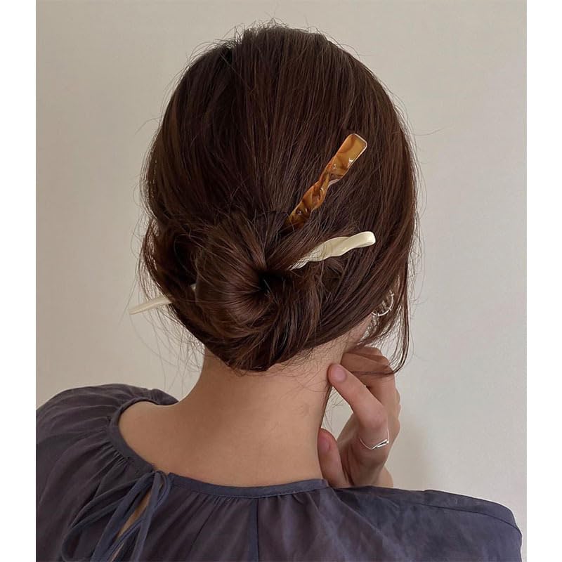 Trendy Crystal Hair Stick Set of 3 - Elegant Hair Accessories for Women, Perfect for Weddings, Parties & Everyday Styling