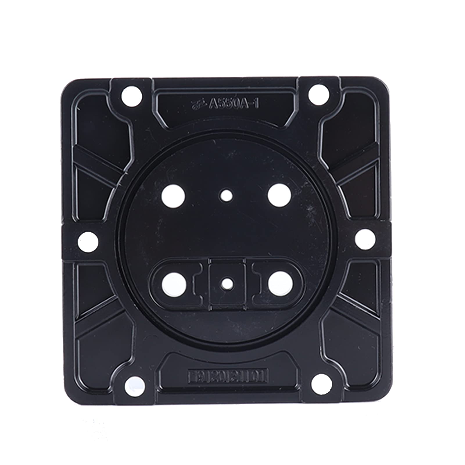 Oil-Free Valve Plate 2 in 2 Out - Cast Iron Replacement for Vacuum Pump Coupler - Durable Air Compressor Part for Industrial & Automotive Applications
