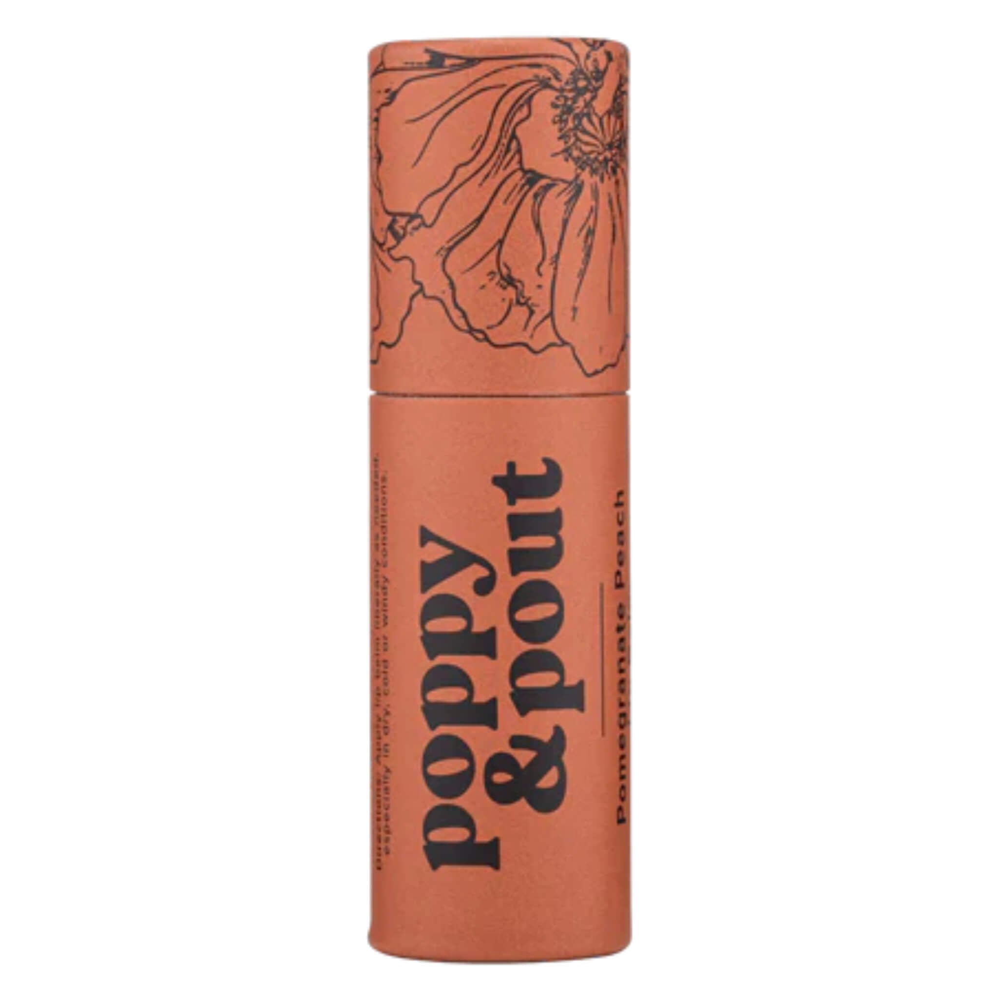 Pomegranate Peach Lip Balm - Hydrating & Nourishing Lip Care for Dry, Chapped Lips - Perfect for Winter Skincare & Daily Moisturizing