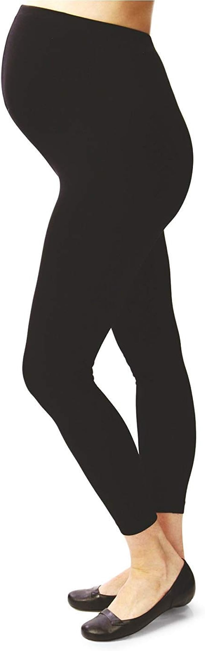 Pregnancy Maternity Leggings Over The Belly - Soft Microfiber Graduated Compression Stockings for Women 20-30 mmHg - Perfect for Pregnancy Comfort, Postpartum Recovery & Everyday Wear