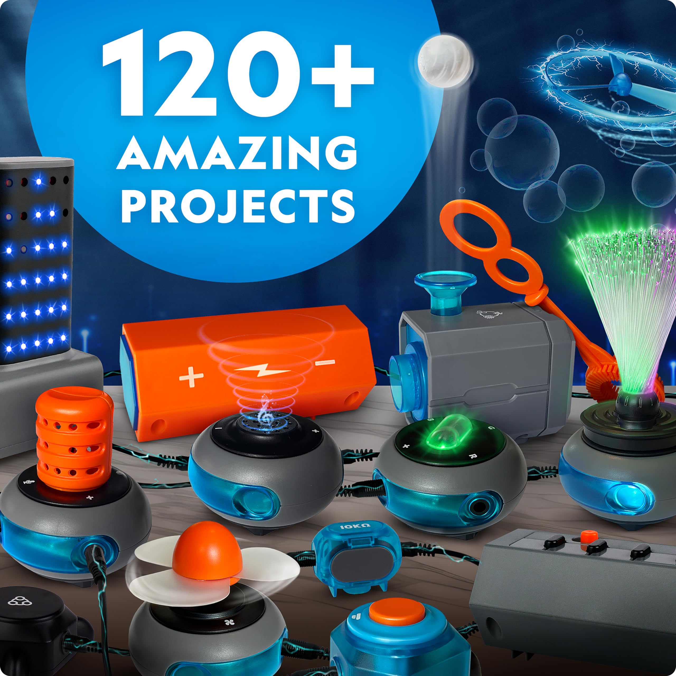 National Geographic Circuit Kit - STEM Toy for Kids with 120 Projects | Science Learning & Home Education