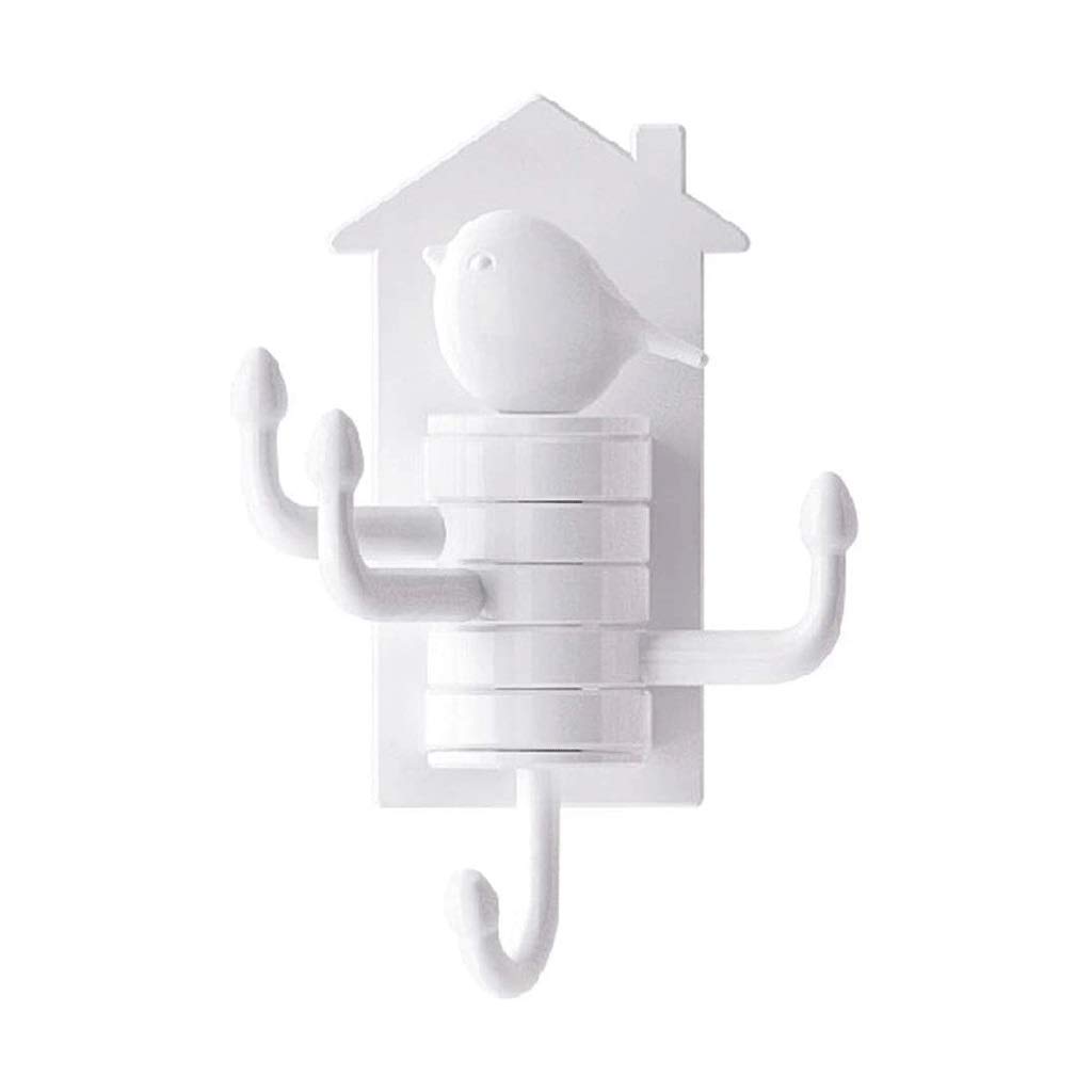 YCZDG Heavy Duty Adhesive Hooks - Waterproof Wall Hangers for Coats, Kitchen & Bathroom - Strong Stick-On Hooks for Home Organization (White) - Perfect for Hanging Towels, Robes, Utensils & Decor