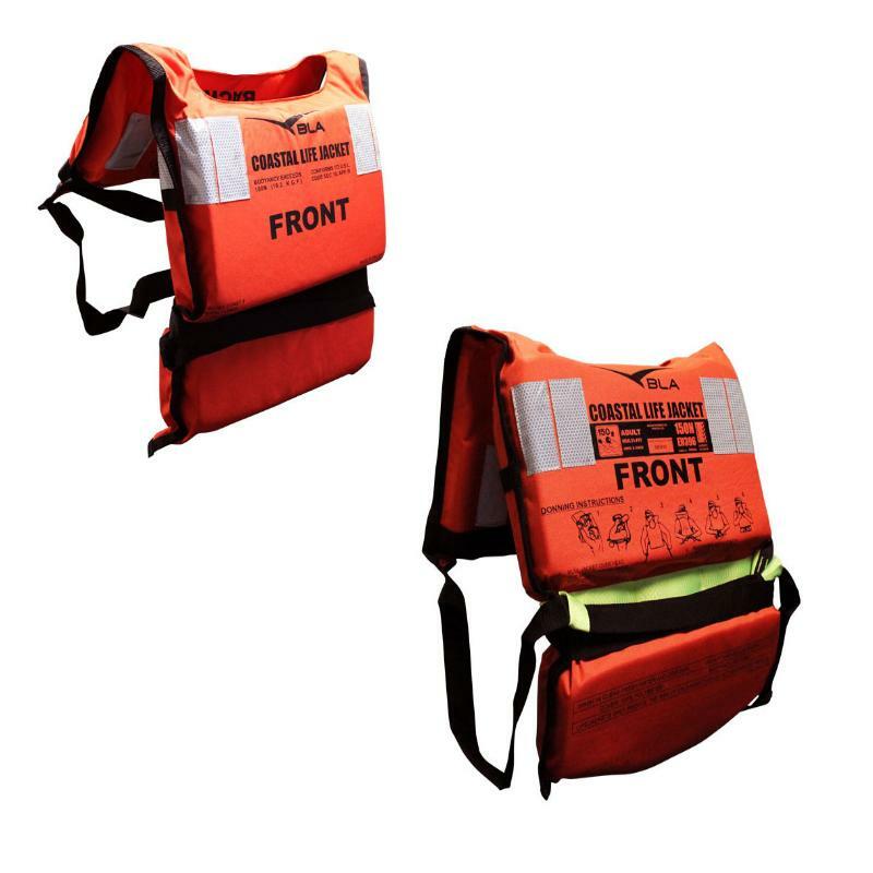 BLA PFD Coastal Jacket - USCG Approved Life Jacket Level 100 & 150 for Boating, Kayaking, and Water Sports