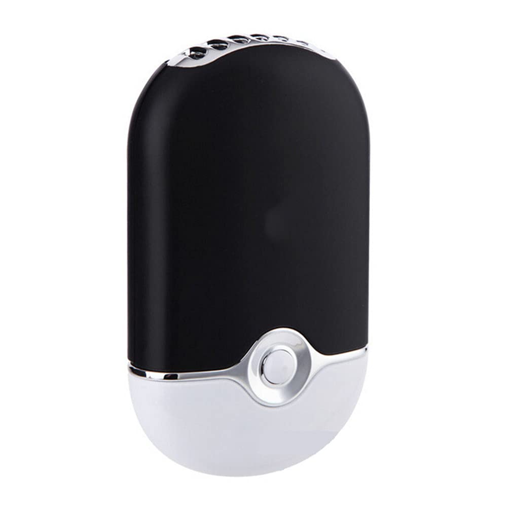 HKUJG Rechargeable Handheld Mini Fan - Portable Eyelash Extension Glue Dryer & Cooling Blower for Quick Lash Drying | Black | Perfect for Makeup Artists & Salon Professionals