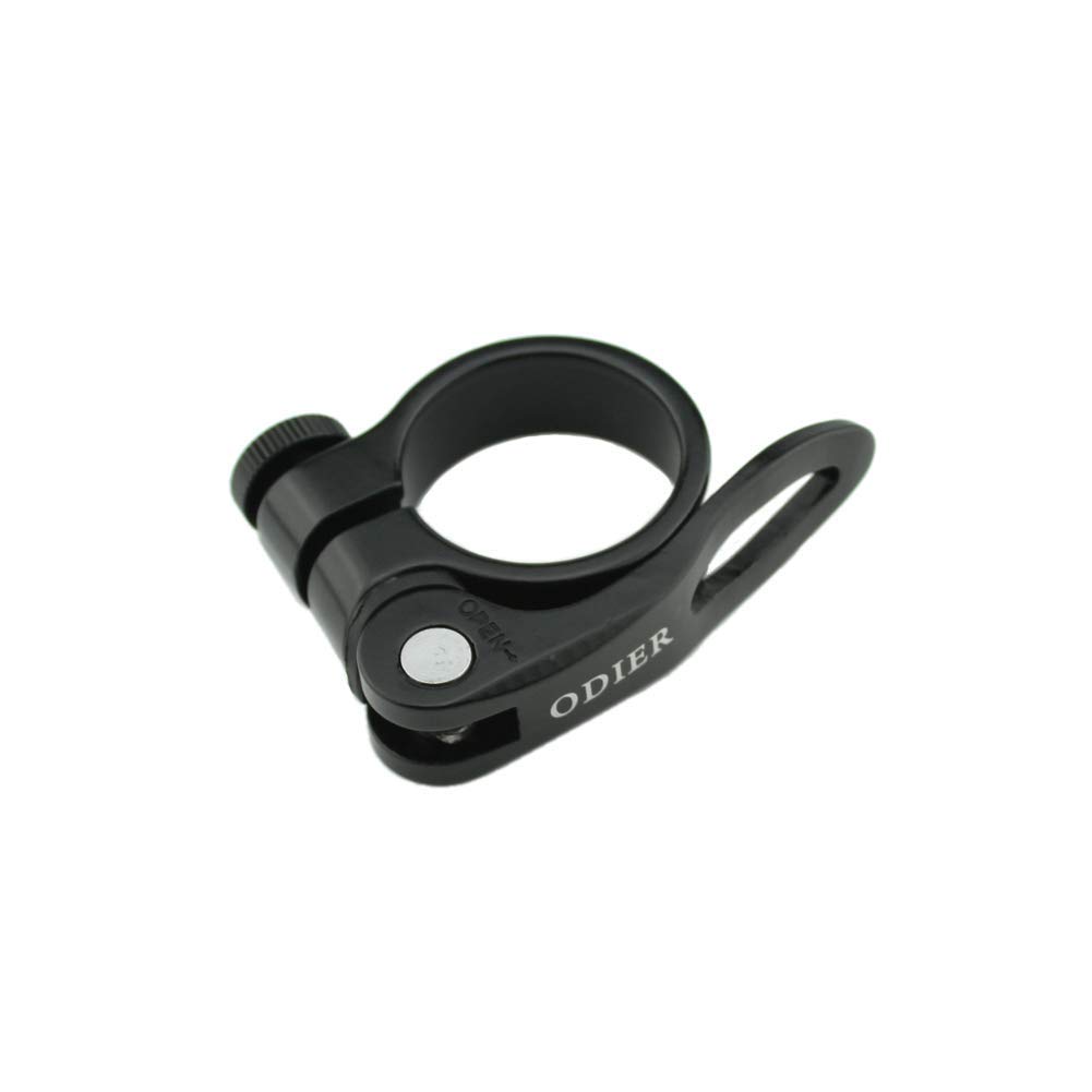 ODIER Quick Release Seatpost Clamp 34.9mm & 31.8mm - Universal Bike Seat Clamp for MTB, Road Bikes & Casual Bicycles - Easy Installation & Secure Fit for Comfortable Riding