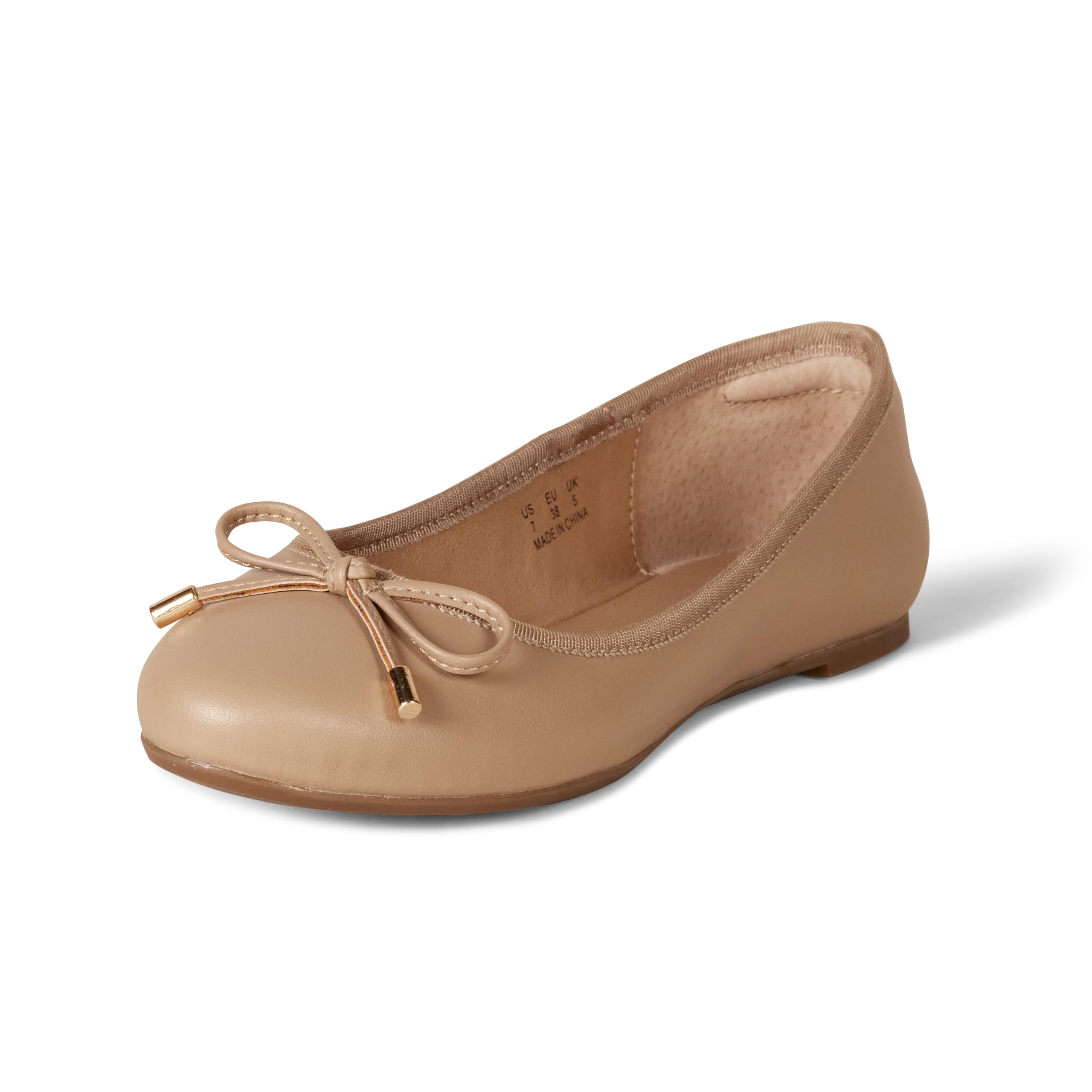 Amazon Essentials Women's Billie Ballet Flats - Comfortable Slip-On Shoes for Work, Travel & Casual Wear | Lightweight & Flexible for All-Day Comfort