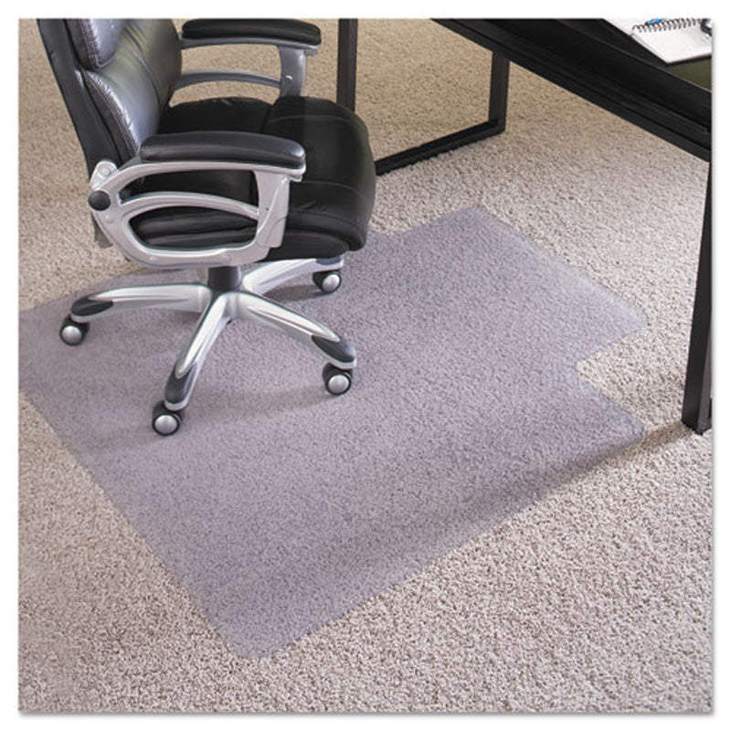 Everlife Clear Chair Mat for Plush Pile Carpet - Heavy Duty Office Floor Protector for Rolling Chairs on Thick Carpet