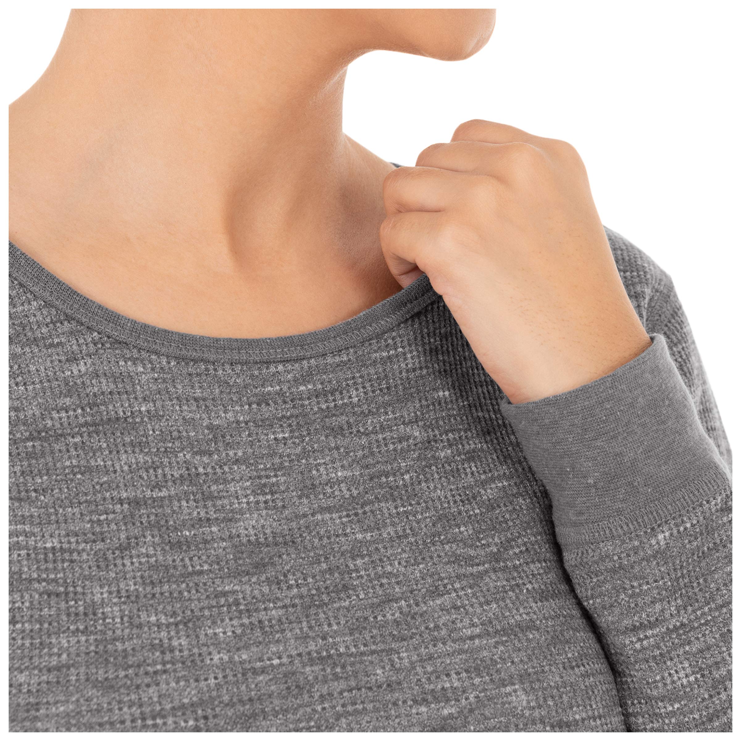 Fruit of the Loom Women's Micro Waffle Premium Thermal Underwear Set - Cozy Winter Loungewear for Home & Sleep