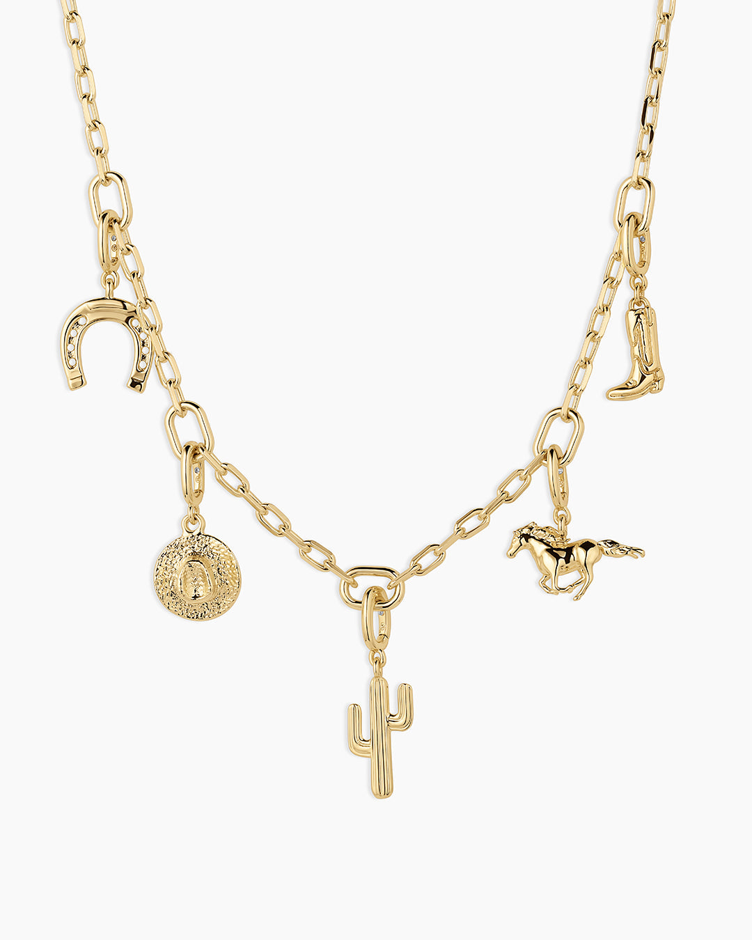Western Style Parker Charm Necklace for Women - Vintage Cowgirl Jewelry Gift for Birthday, Anniversary & Everyday Wear