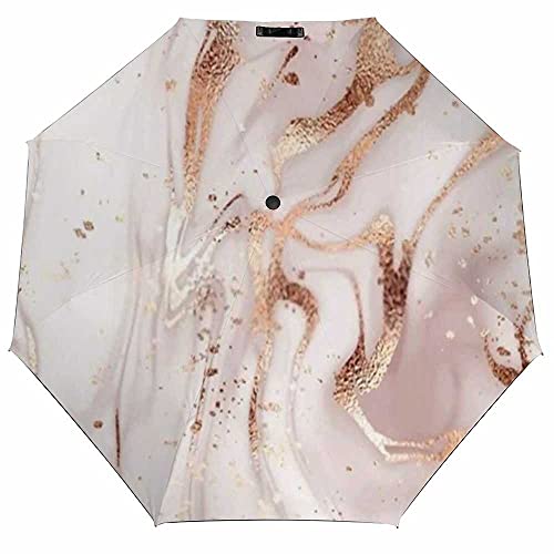 Liquid Marble Painting Print Rose Gold Glitter