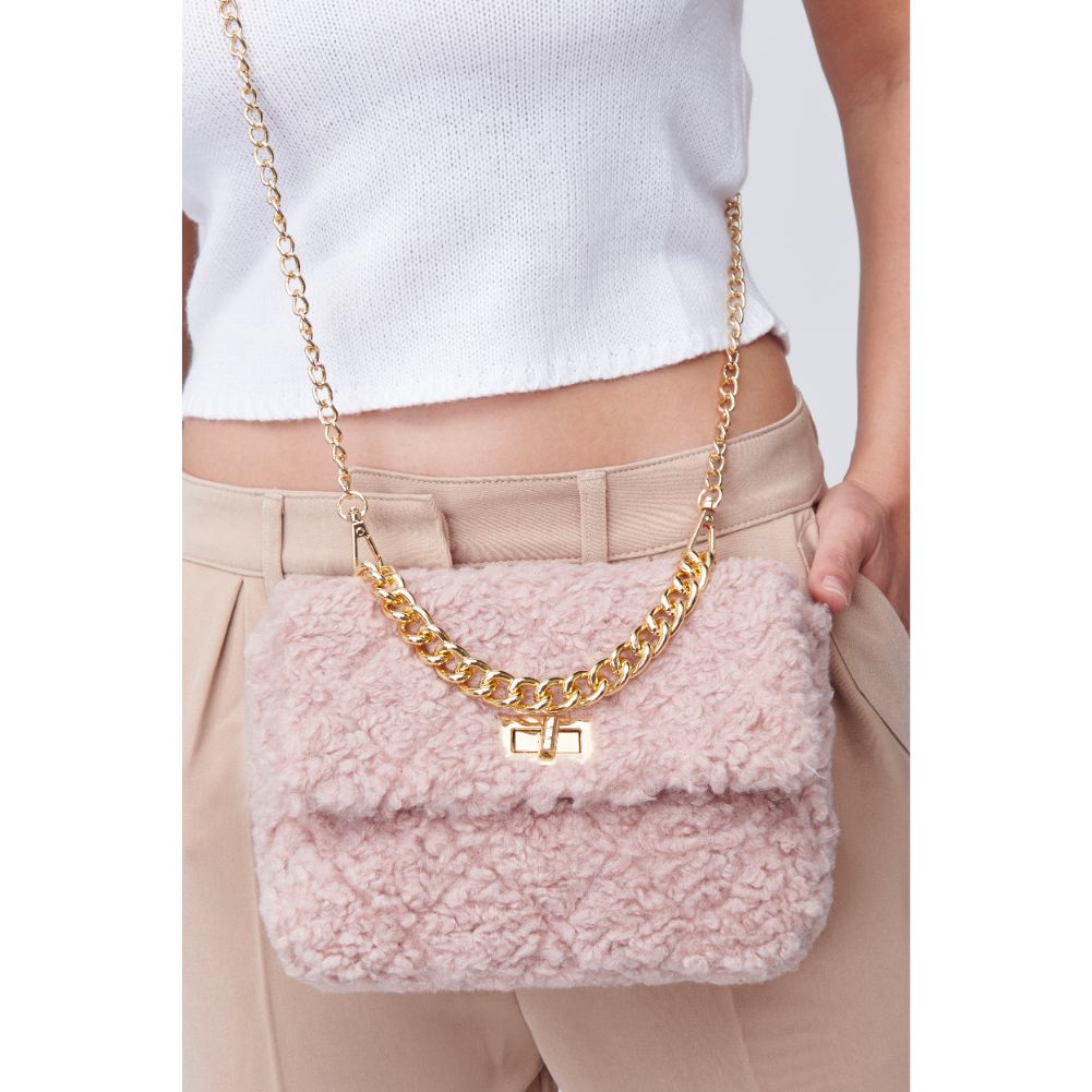 Corriedale Sherpa Crossbody Bag - Soft Fleece Shoulder Purse for Women - Perfect for Travel, Shopping, and Everyday Use