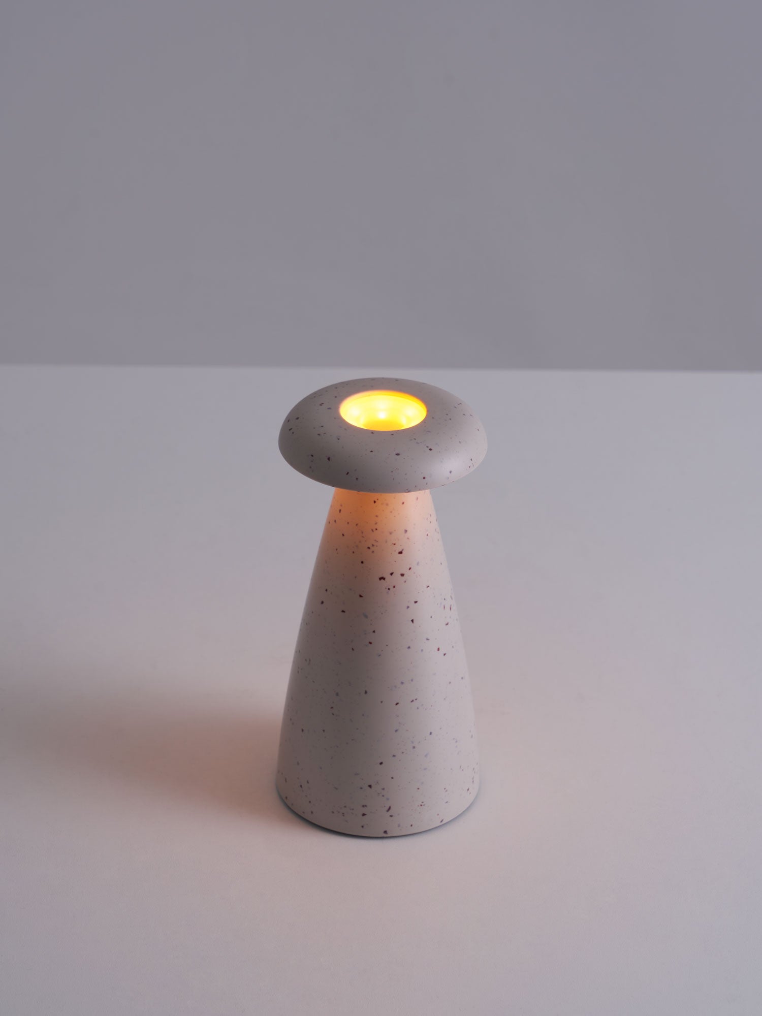 Noko Mushroom Rechargeable Table Lamp - USB-C LED Night Light for Bedroom, Nursery & Living Room - Dimmable Ambient Lighting for Reading & Relaxation