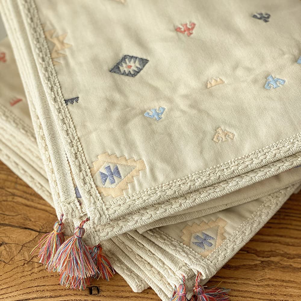 100% Cotton Muslin Blanket - 6-Layer Gauze Throw Blanket for Adults & Babies | Soft, Breathable Summer Blanket for Bed, Sofa & Nursery | Perfect for Swaddling, Lounging & Travel