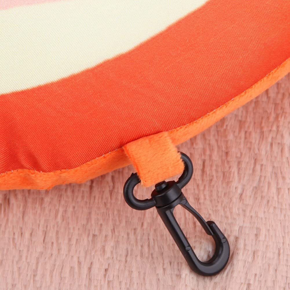 Roktry U-Shaped Travel Neck Pillow - Comfortable Watermelon, Lemon, Kiwi & Orange Fruit Design for Airplane, Car & Train Trips - Perfect for Long Flights, Road Trips & Commuting